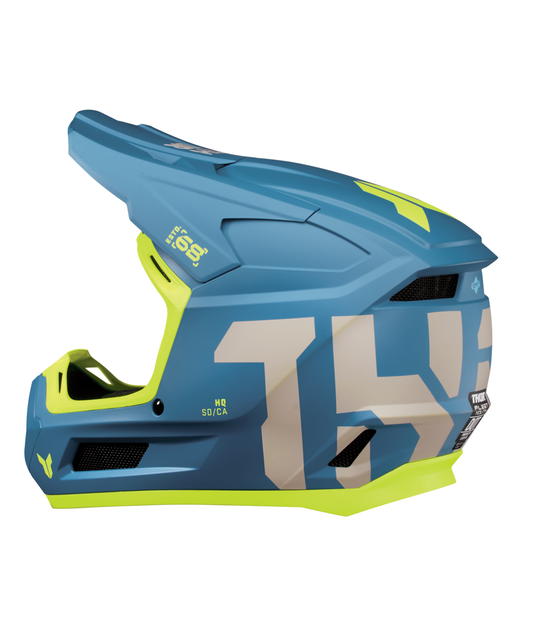 Thor 2026 Fleet Forge Matte Blue Youth Helmet
