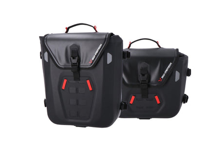SW-Motech SW-BCSYS0197131000-B SysBag WP M/S Black Side Bag System for Honda CB750 Hornet 22-Up