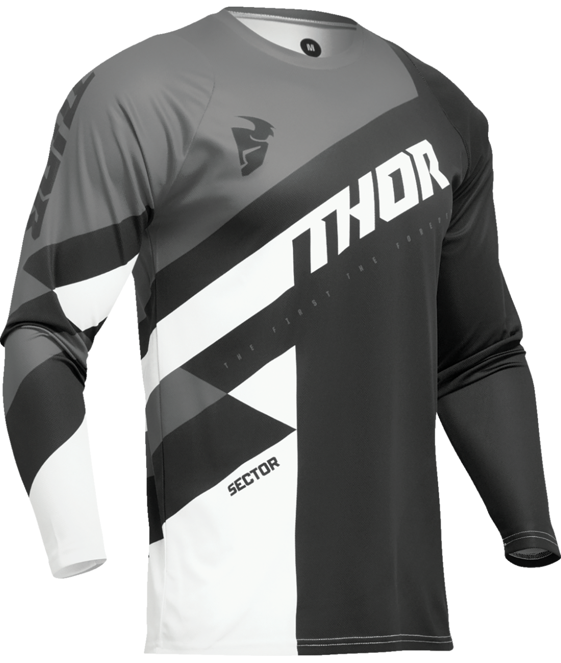 Thor 2025 Sector Checker Black/Grey Youth Jersey