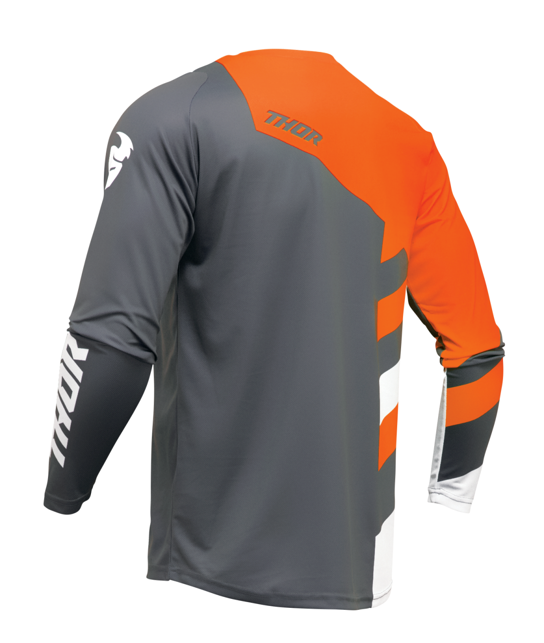 Thor 2025 Sector Checker Charcoal/Orange Jersey