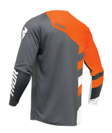 Thor 2025 Sector Checker Charcoal/Orange Jersey