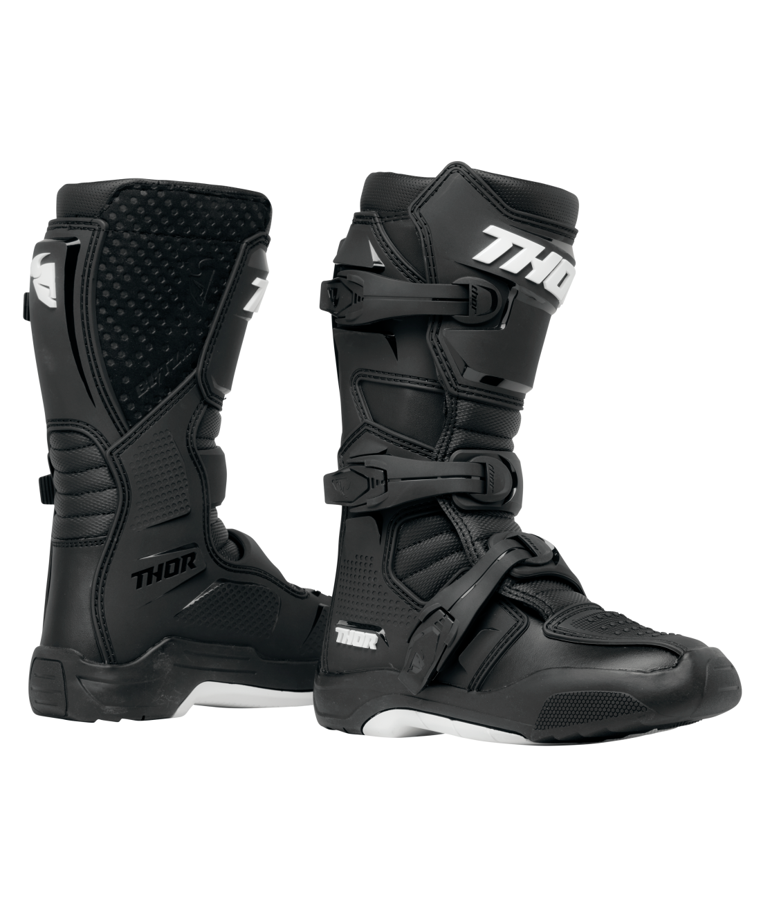 Thor 2026 Blitz XR Black/White Youth Boots