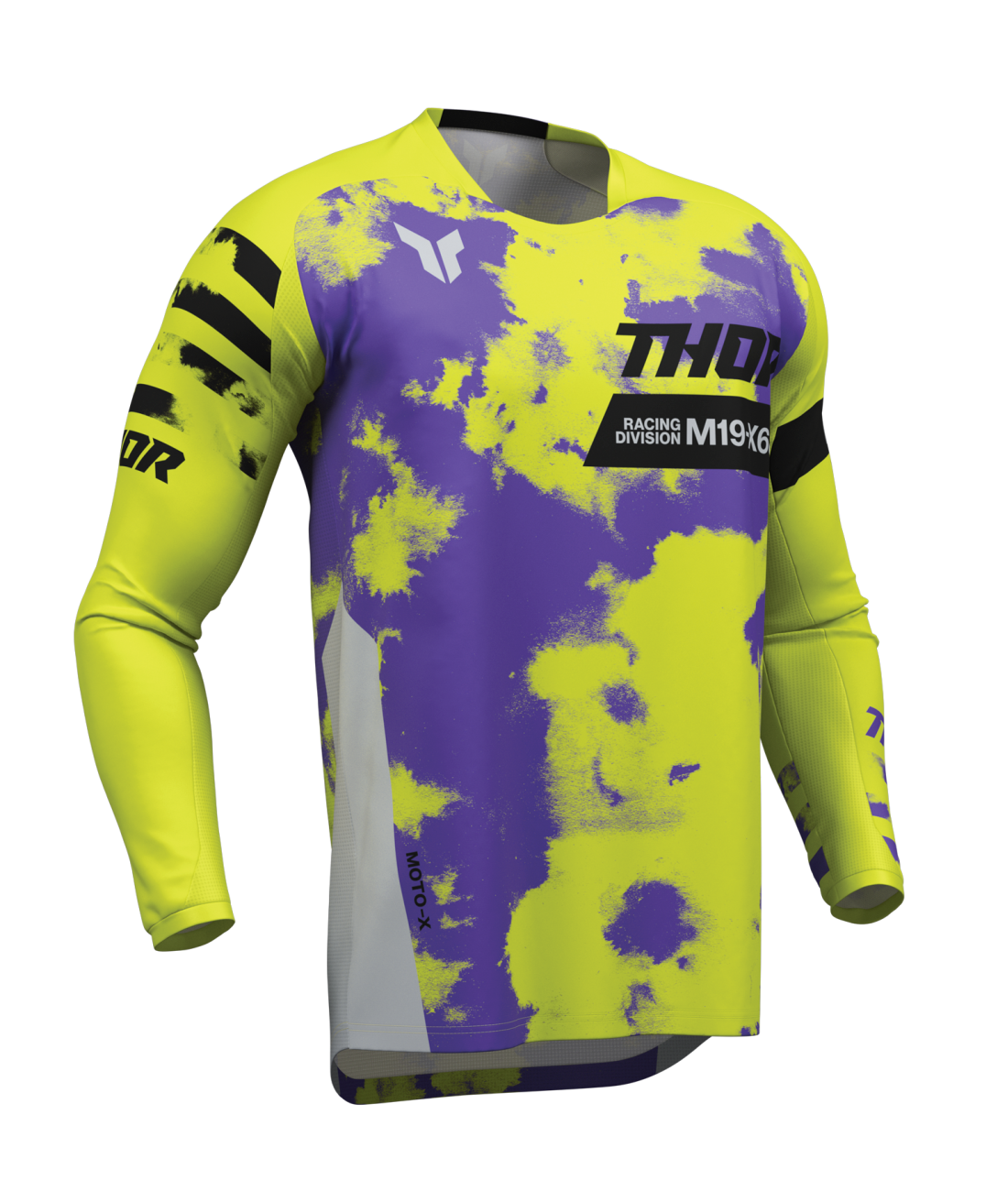 Thor 2026 Launchmode Bleach Grey/Acid Youth Jersey