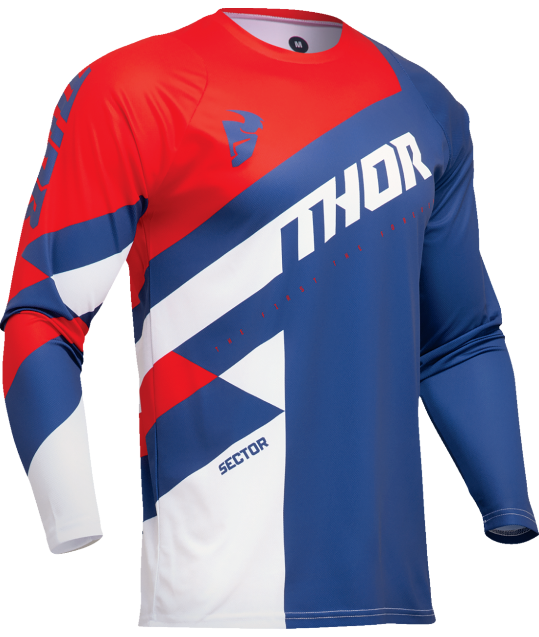 Thor 2025 Sector Checker Navy/Red Youth Jersey