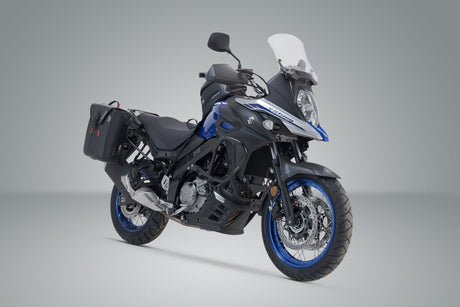 SW-Motech SW-BCSYS0587631000-B SysBag WP M/M Black Side Bag System for Suzuki V-Strom DL 650 16-Up