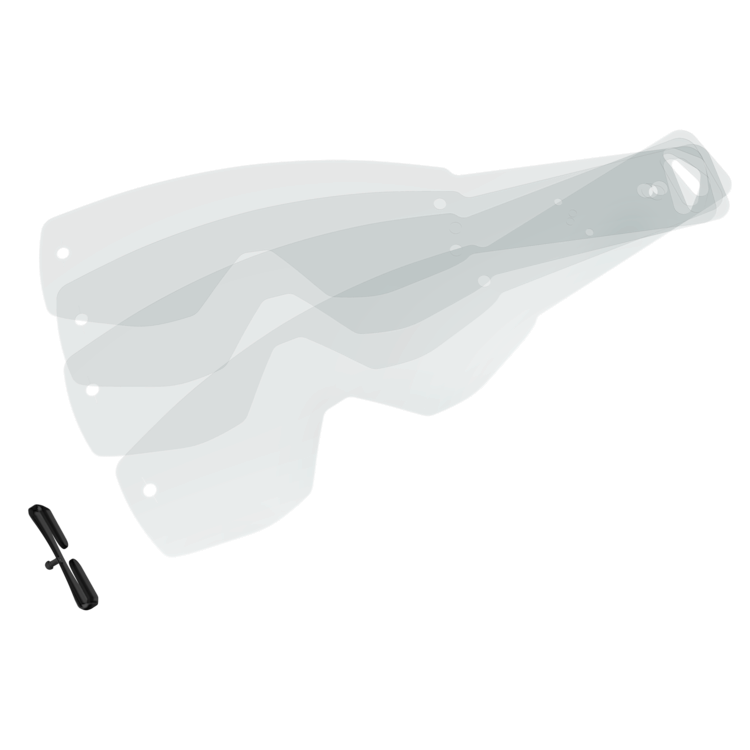 Scott Works Tear-Offs for Hustle/Tyrant Goggles (20 Pack)