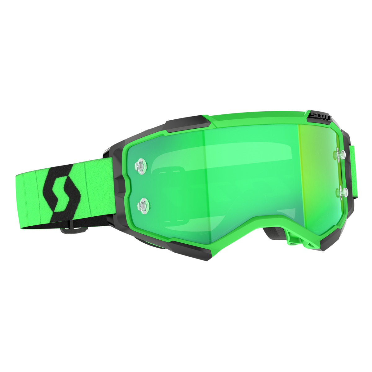 Scott Fury Green Goggles w/Green Chrome Works Lens