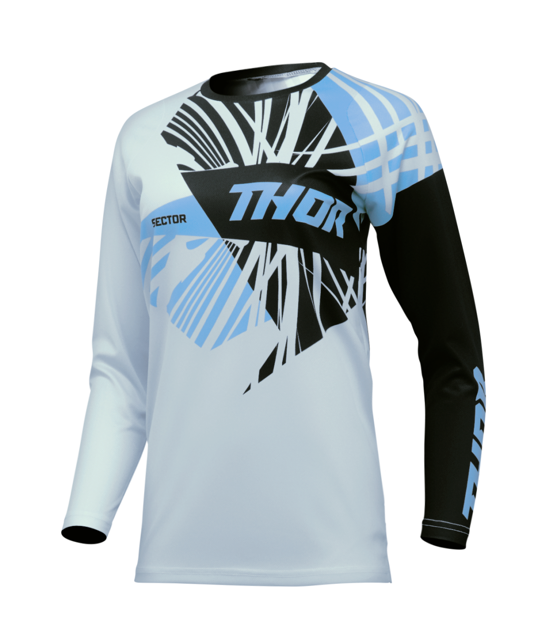 Thor 2025 Sector Split Starlight Blue/Black Womens Jersey