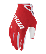 Thor 2026 Ridemode Static Red Youth Gloves