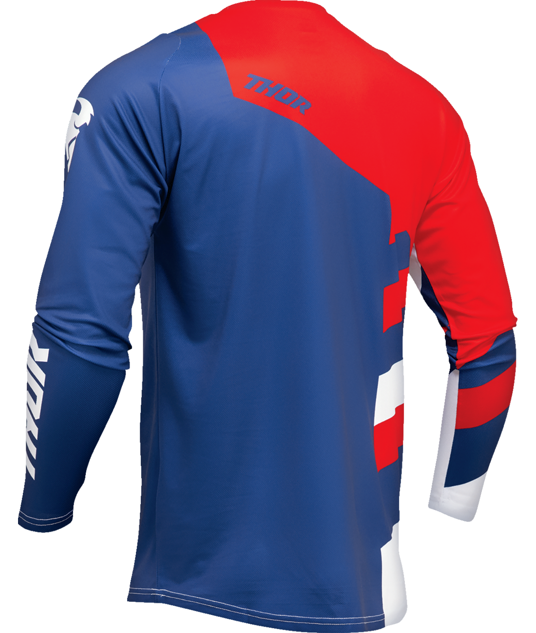 Thor 2025 Sector Checker Navy/Red Youth Jersey
