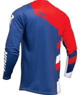 Thor 2025 Sector Checker Navy/Red Youth Jersey