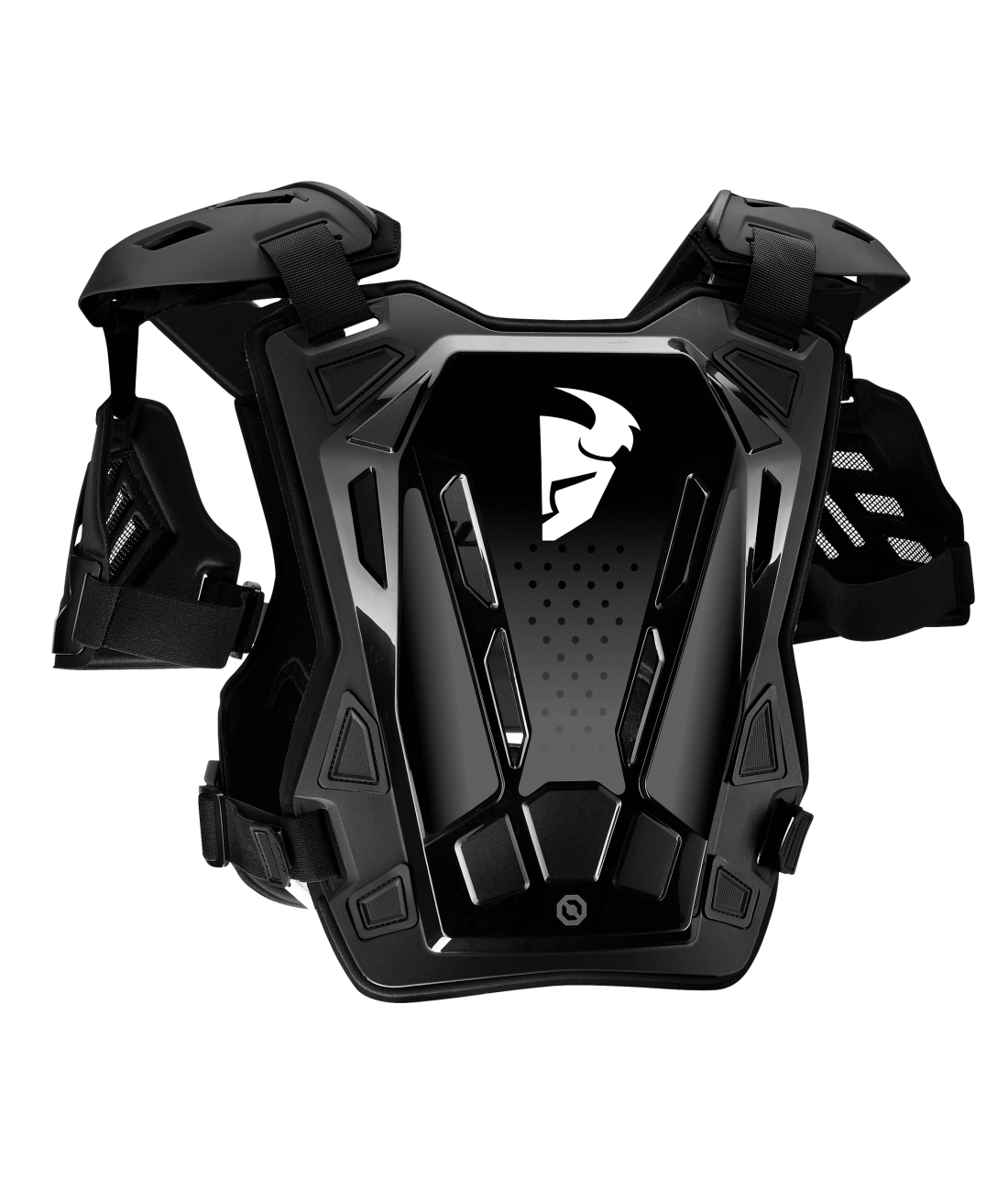 Thor 2025 Guardian MX Black Youth Chest Guard