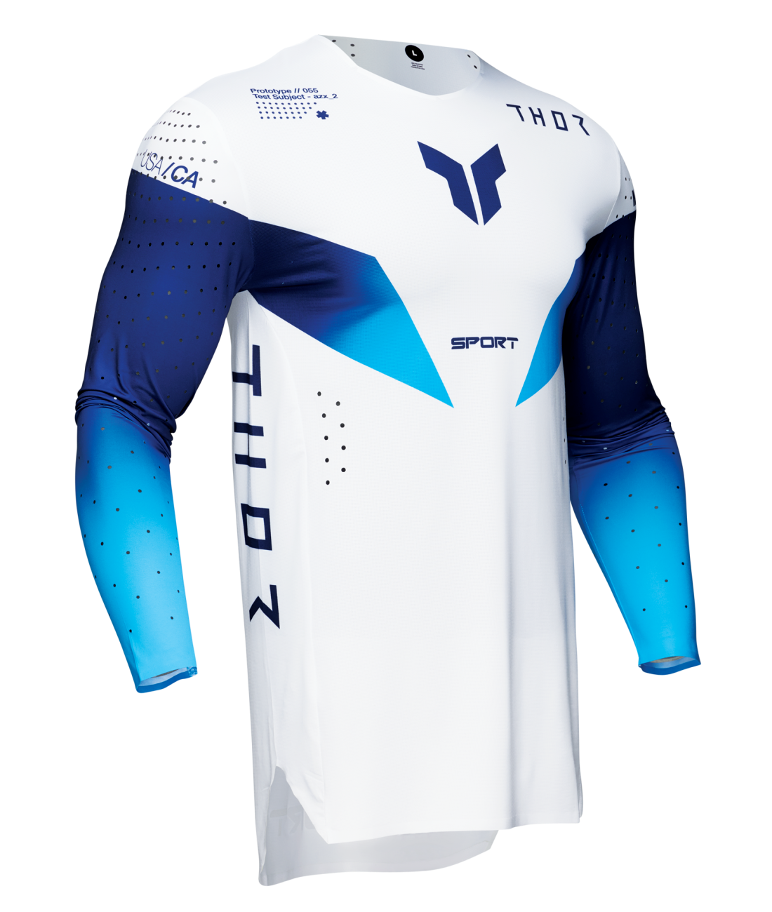 Thor 2025 Sportmode Strike Navy Jersey
