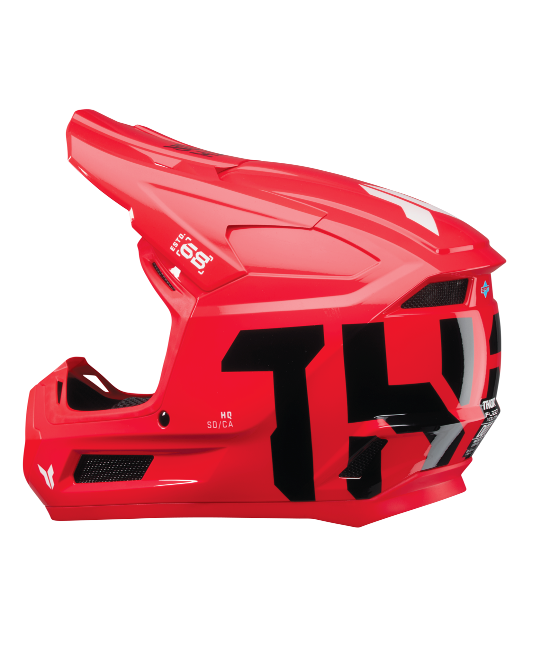 Thor 2026 Fleet Forge Gloss Red Youth Helmet