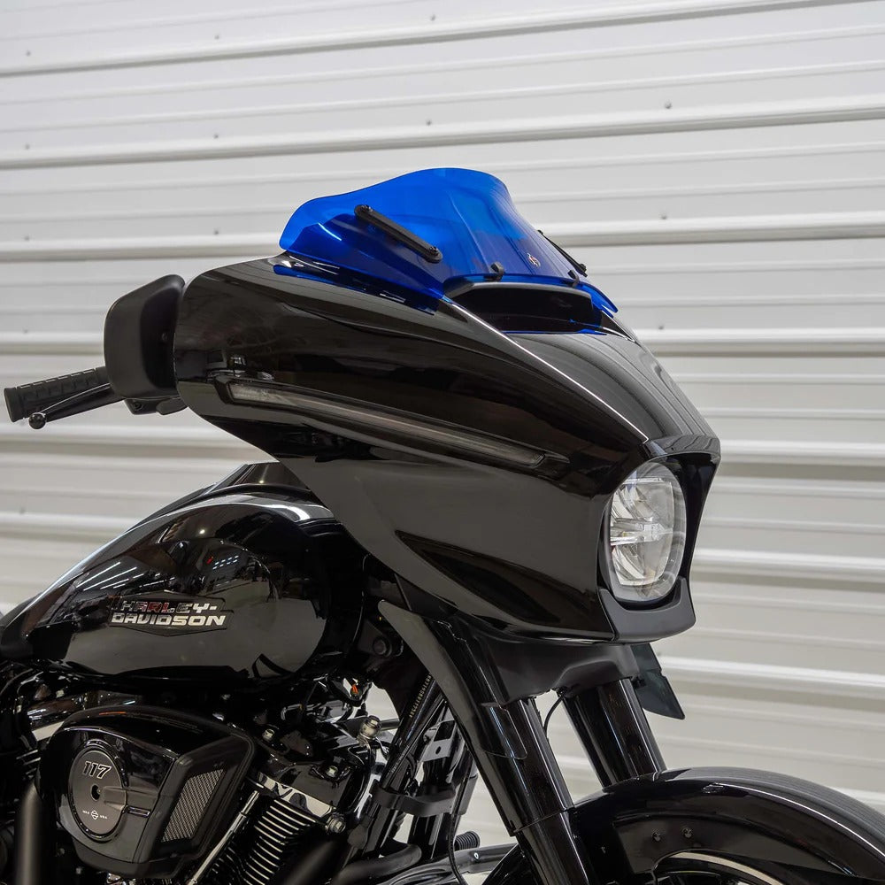 Klock Werks KKC-2310-0955 6.5" Flare Kolor Windshield Blue for Harley-Davidson CVO Street Glide 23-Up/Street Glide 24-Up Models
