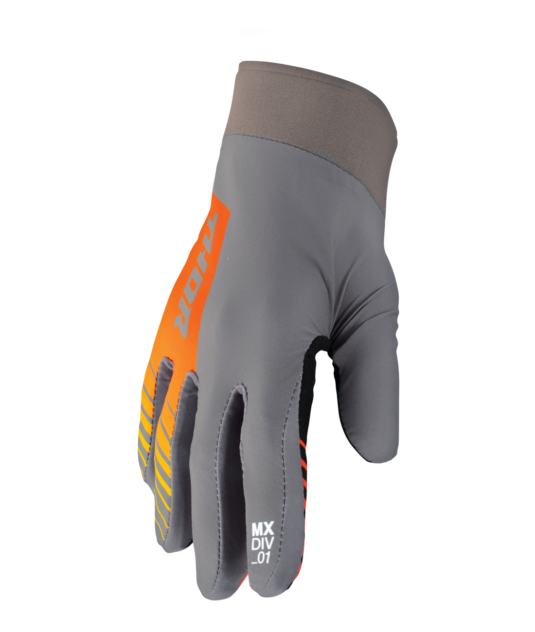 Thor 2024 Agile Analog Charcoal/Orange Gloves