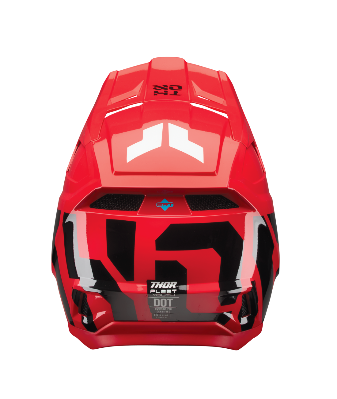 Thor 2026 Fleet Forge Gloss Red Youth Helmet