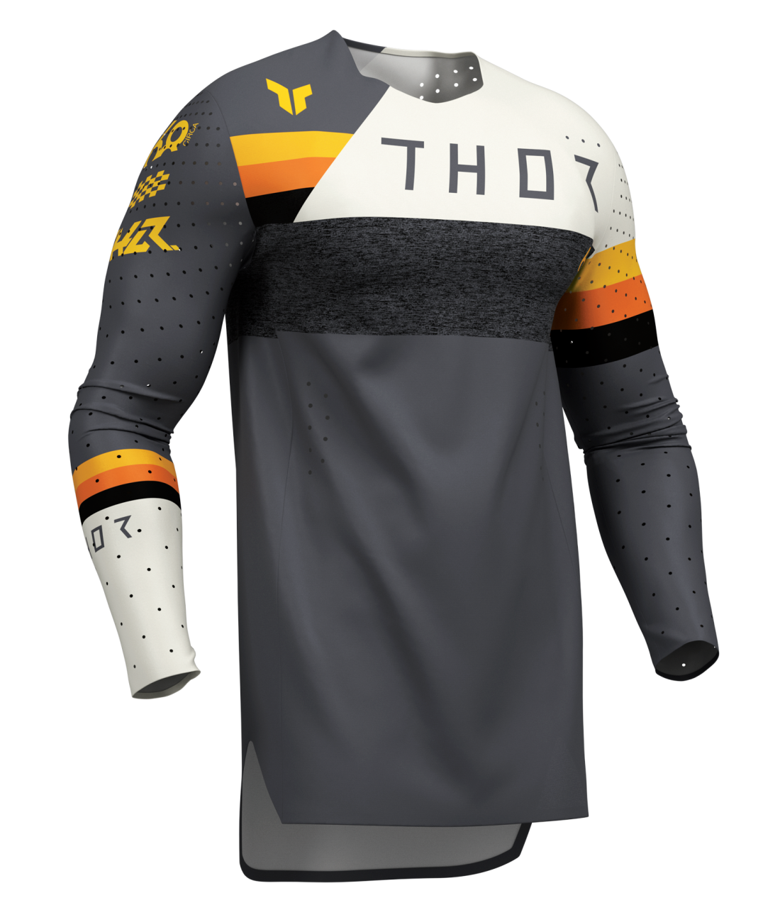 Thor 2026 Sportmode League Charcoal/White Jersey