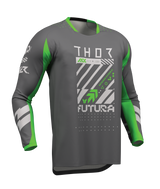 Thor 2026 Launchmode Futura Charcoal/Green Jersey