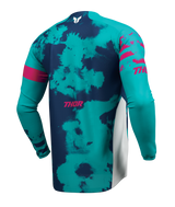 Thor 2026 Launchmode Bleach White/Aqua Youth Jersey