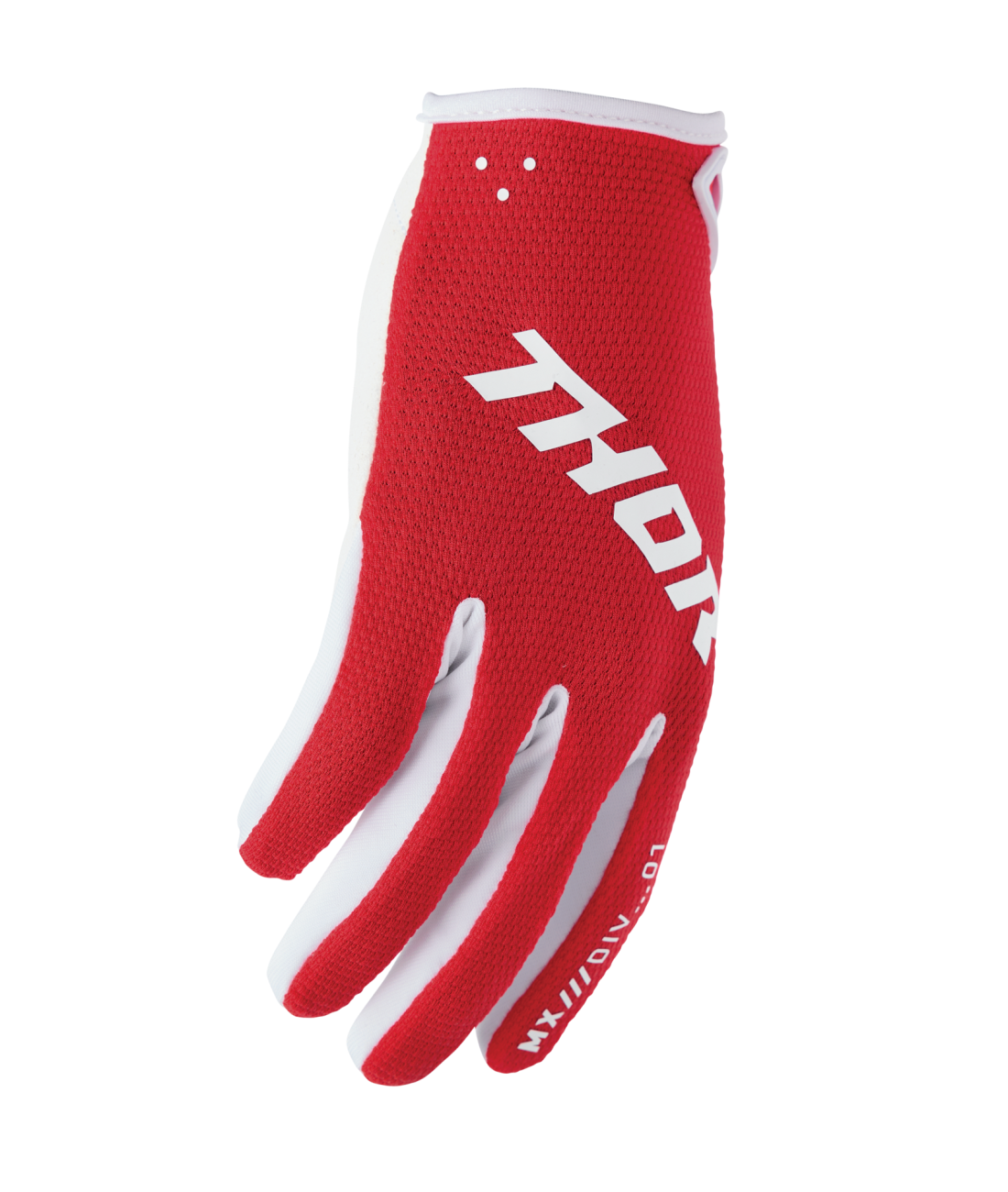 Thor 2026 Ridemode Static Red Youth Gloves