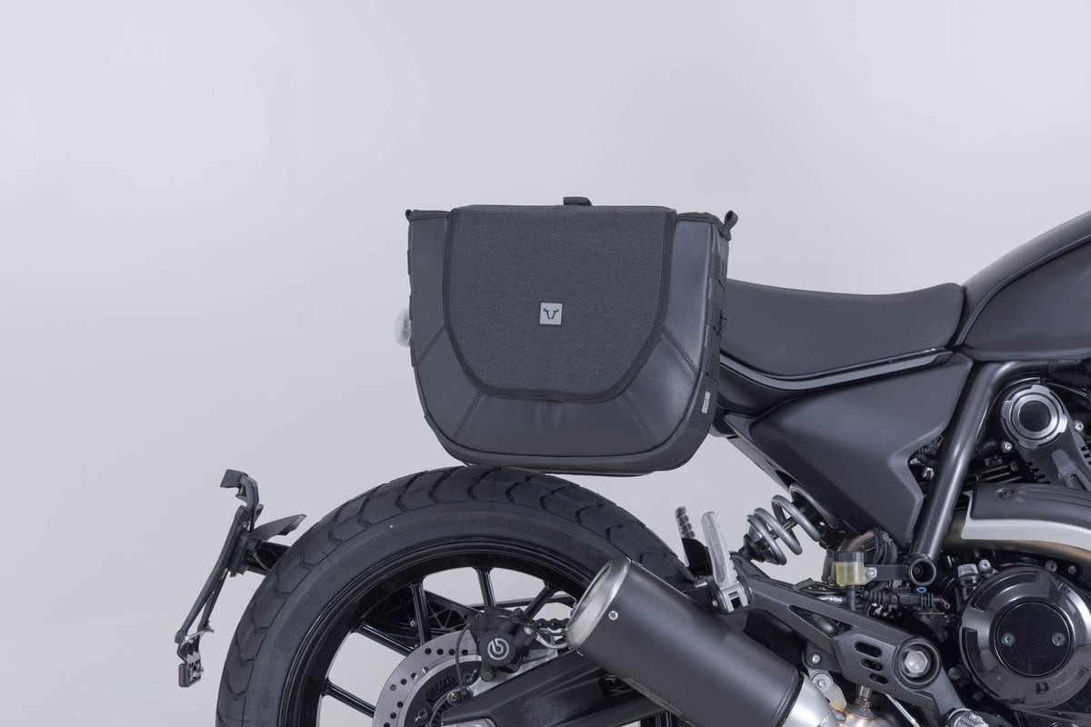 SW-Motech SW-BCHTA2208822000 Legend Gear V-LOC Side Bag System for Ducati Scrambler Models 23-Up