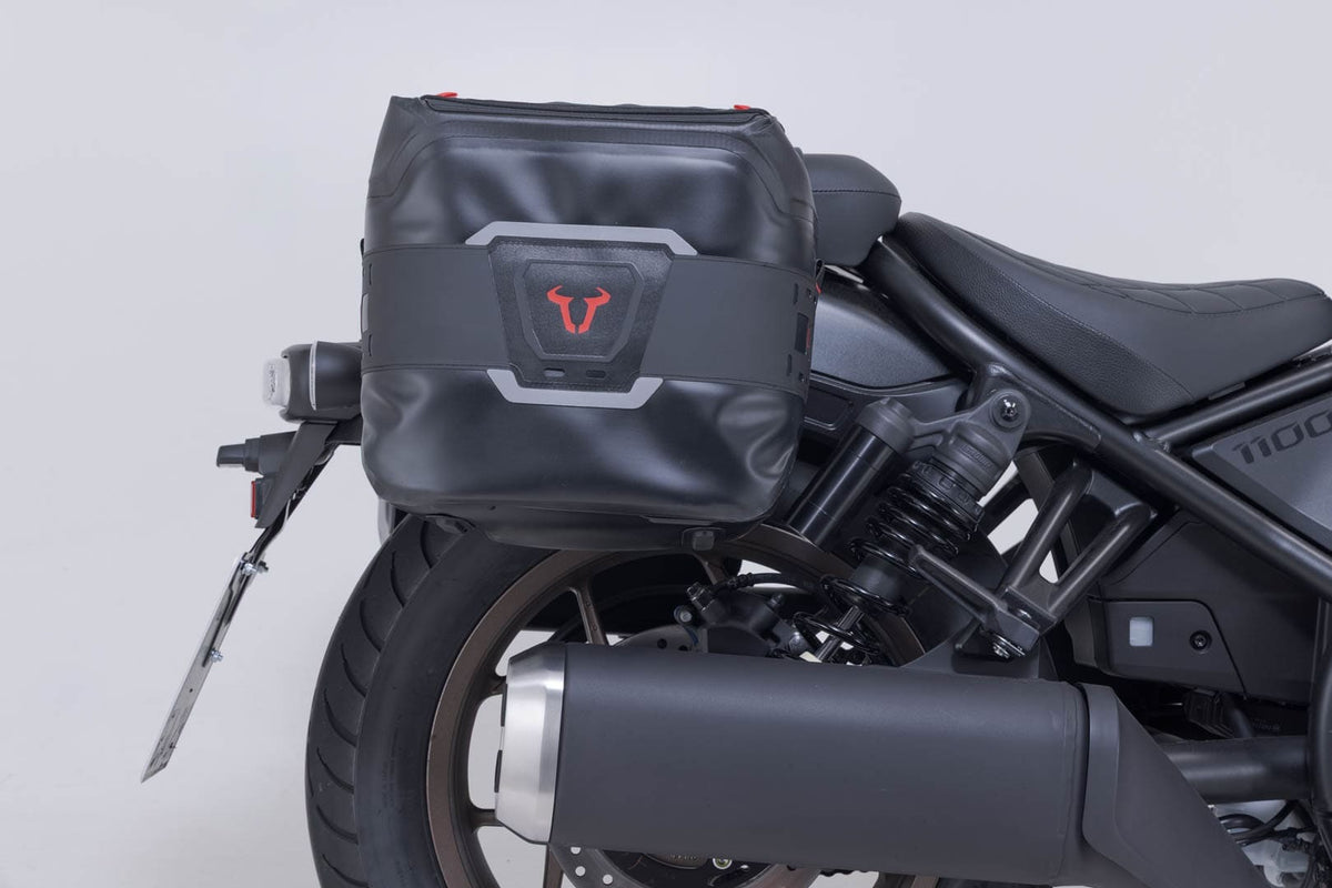 SW-Motech SW-BCSYS0184332000 SysBag WP V-LOC 16/11L Side Bag System for Honda CMX1100 Rebel 20-Up