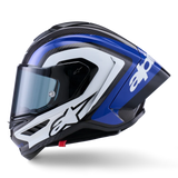 Alpinestars Supertech R10 Arius Gloss Black/White/Blue Helmet