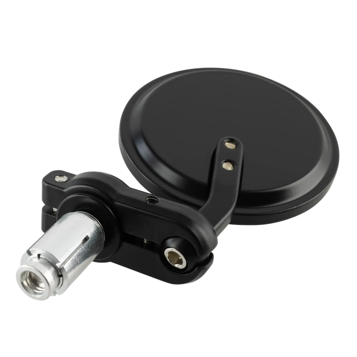 Oxford Bar End Mirrors Black (Pair)