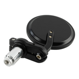 Oxford Bar End Mirrors Black (Pair)