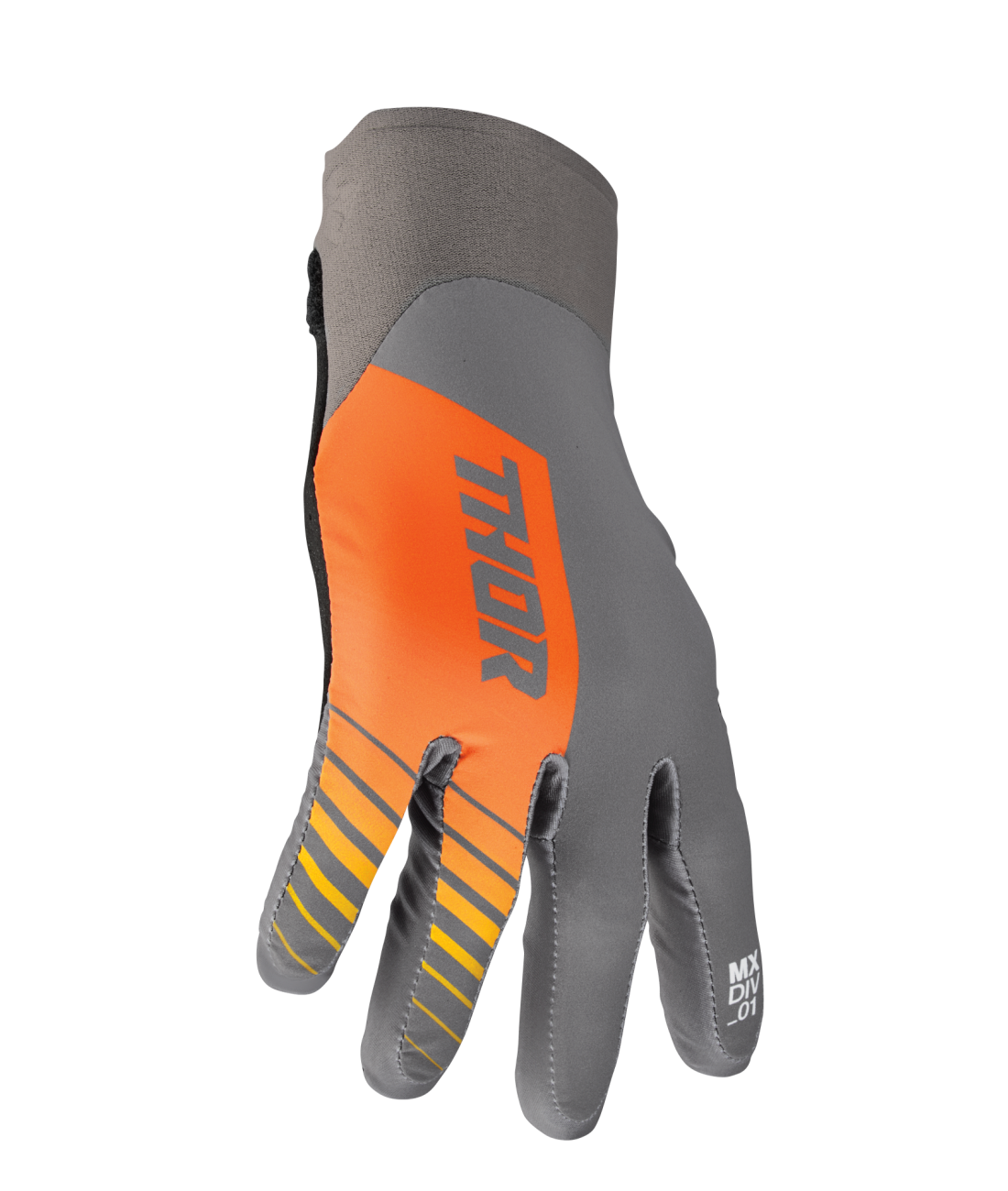 Thor 2024 Agile Analog Charcoal/Orange Gloves