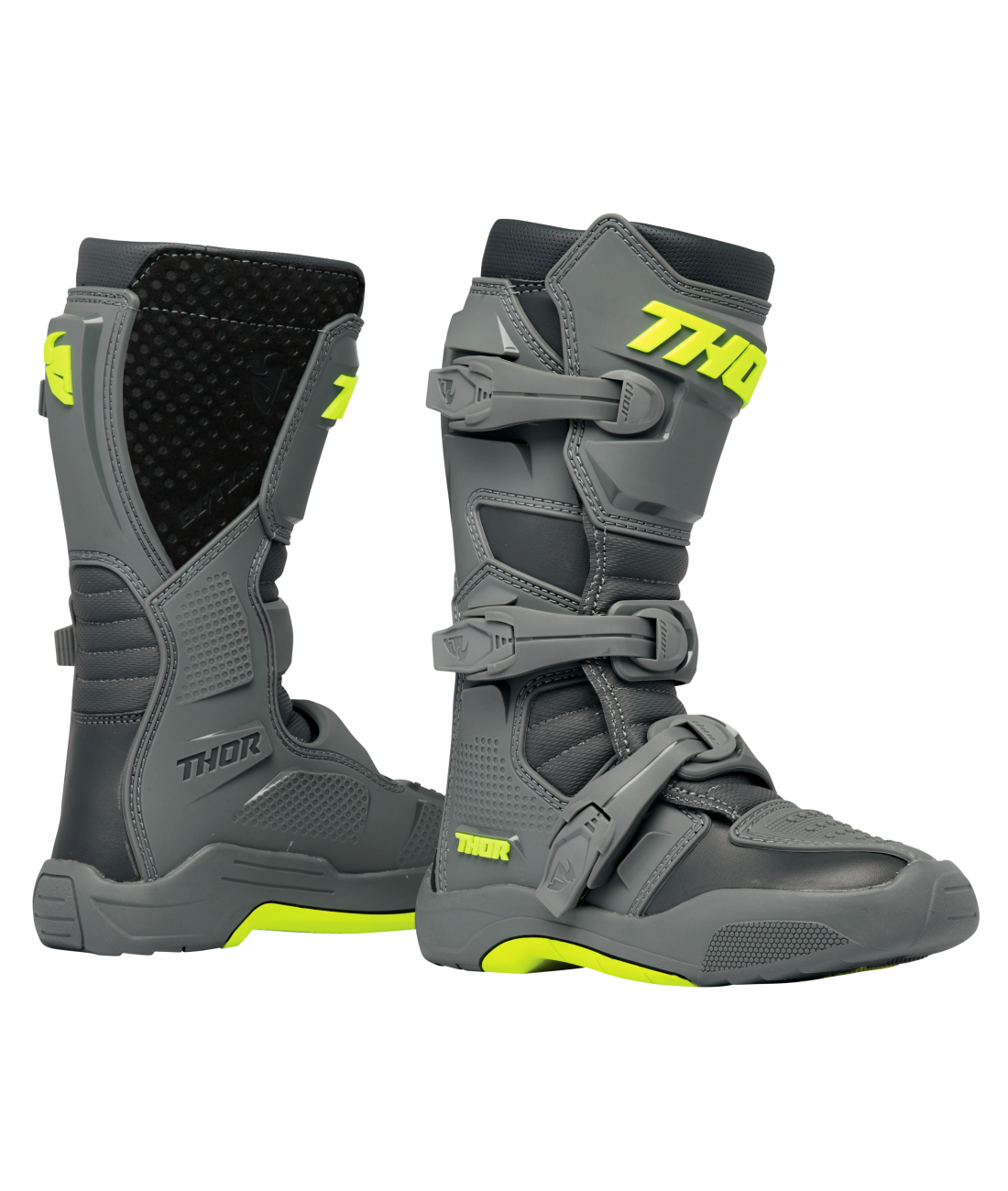 Thor 2026 Blitz XR Grey/Charcoal Youth Boots