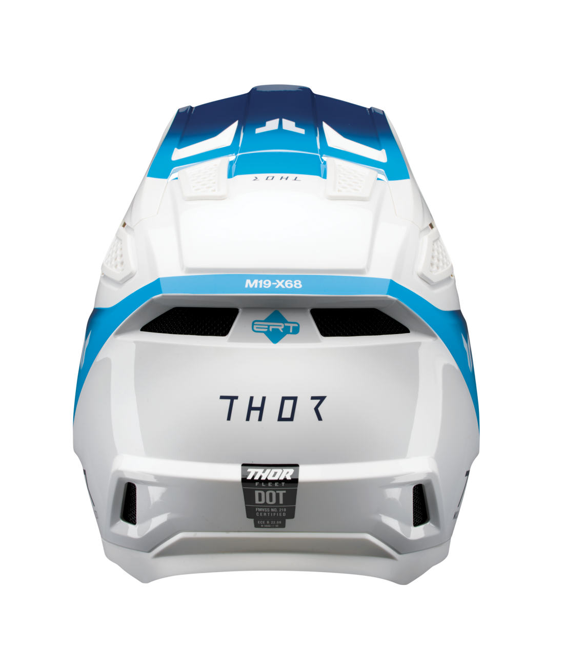 Thor 2025 Fleet Storm Gloss White/Navy Helmet