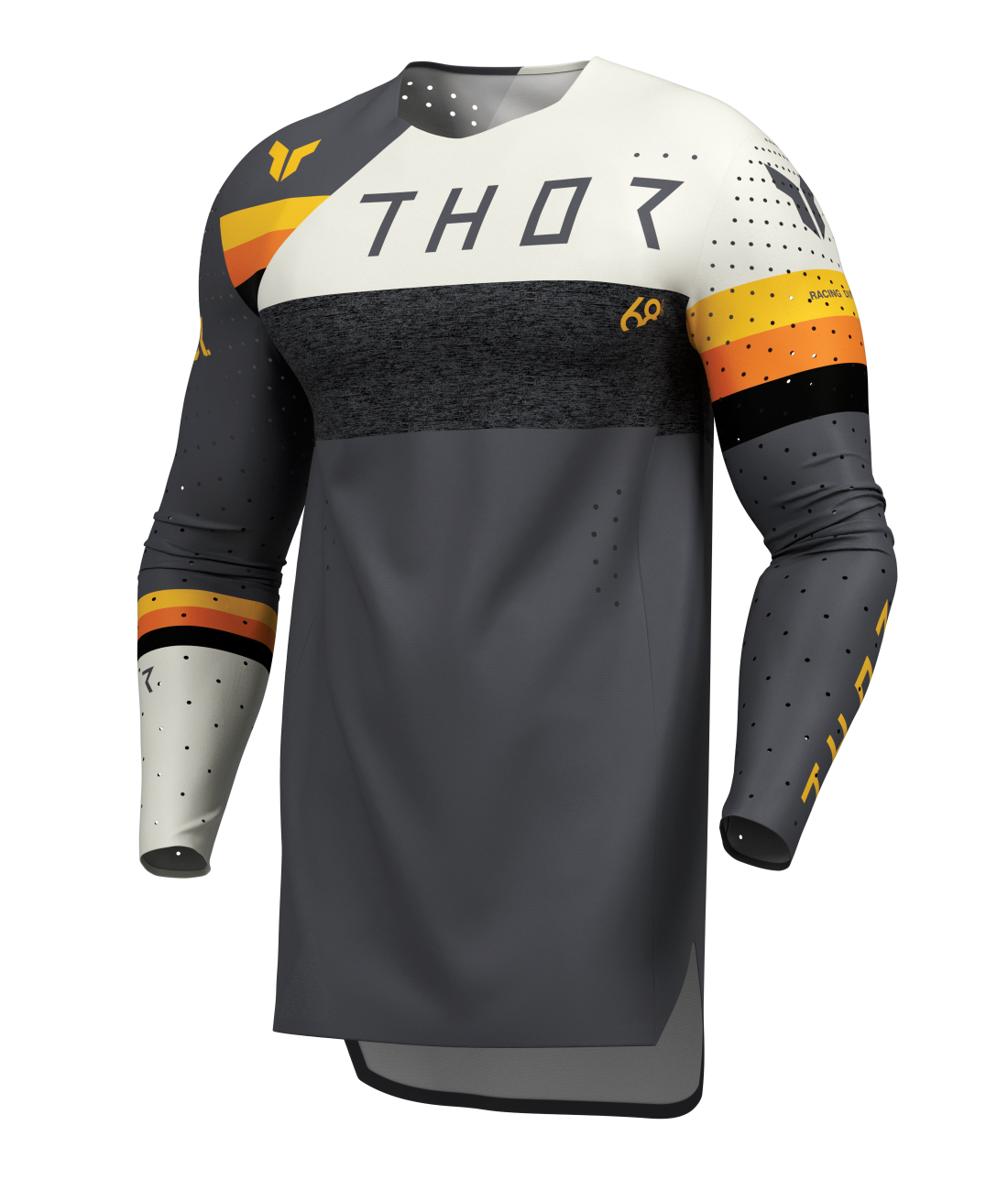Thor 2026 Sportmode League Charcoal/White Jersey