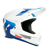 Thor 2025 Sector 2 Carve Gloss White/Blue Helmet