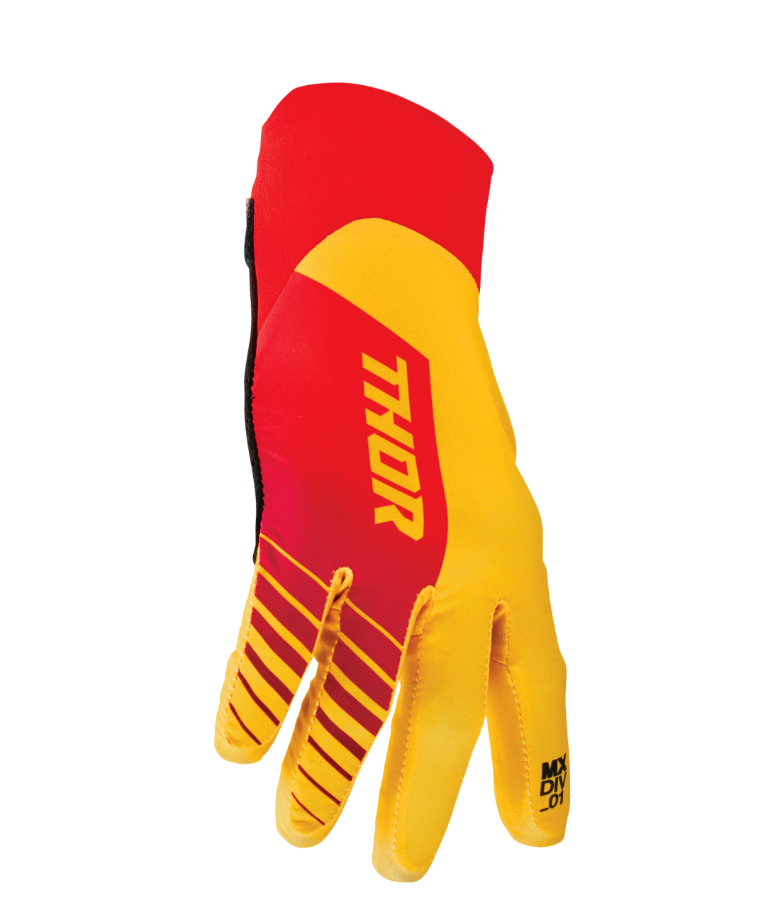 Thor 2024 Agile Analog Lemon/Red Gloves