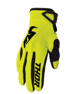 Thor 2025 Sector Acid/Black Youth Gloves