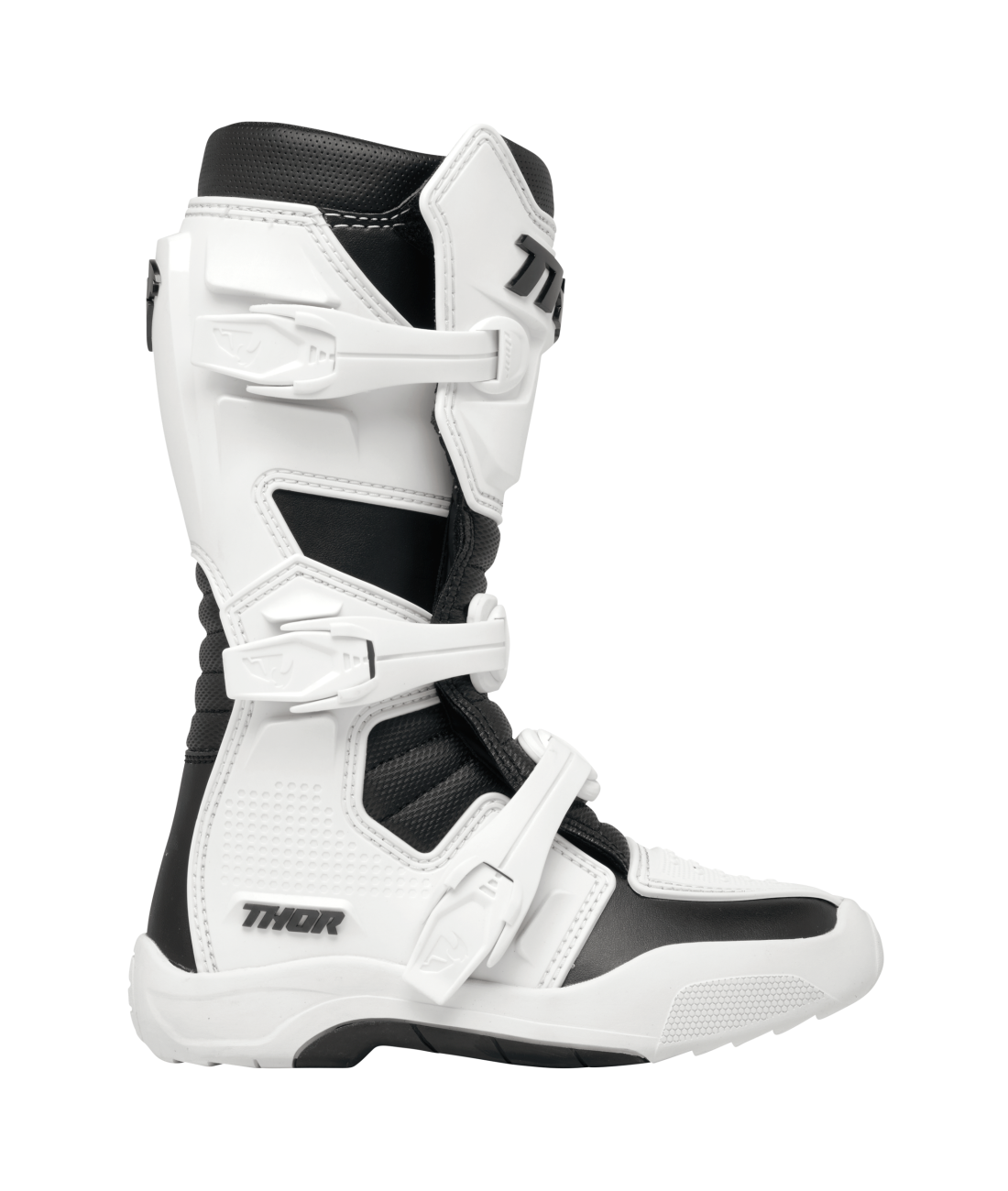 Thor 2026 Blitz XR White/Black Youth Boots