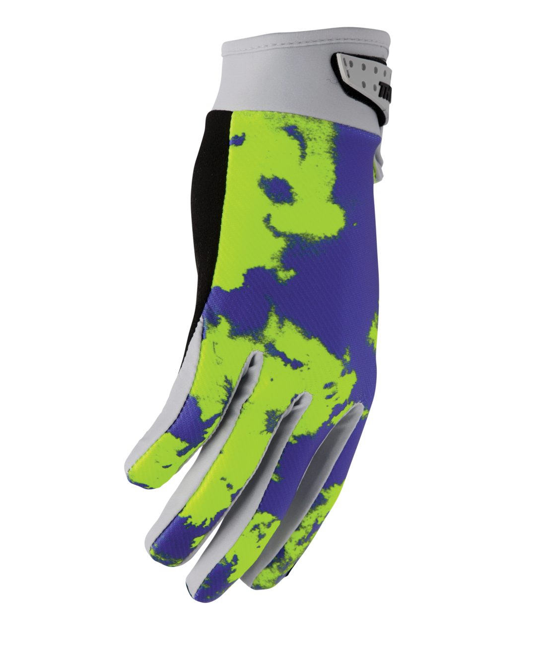 Thor 2026 Launchmode Bleach Grey/Acid Youth Gloves