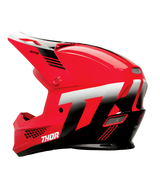 Thor 2025 Sector 2 Carve Gloss Red/White Helmet