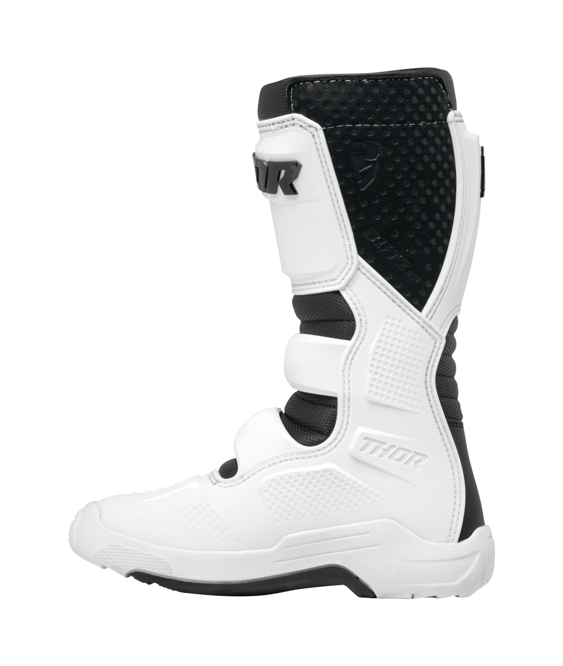 Thor 2026 Blitz XR White/Black Youth Boots