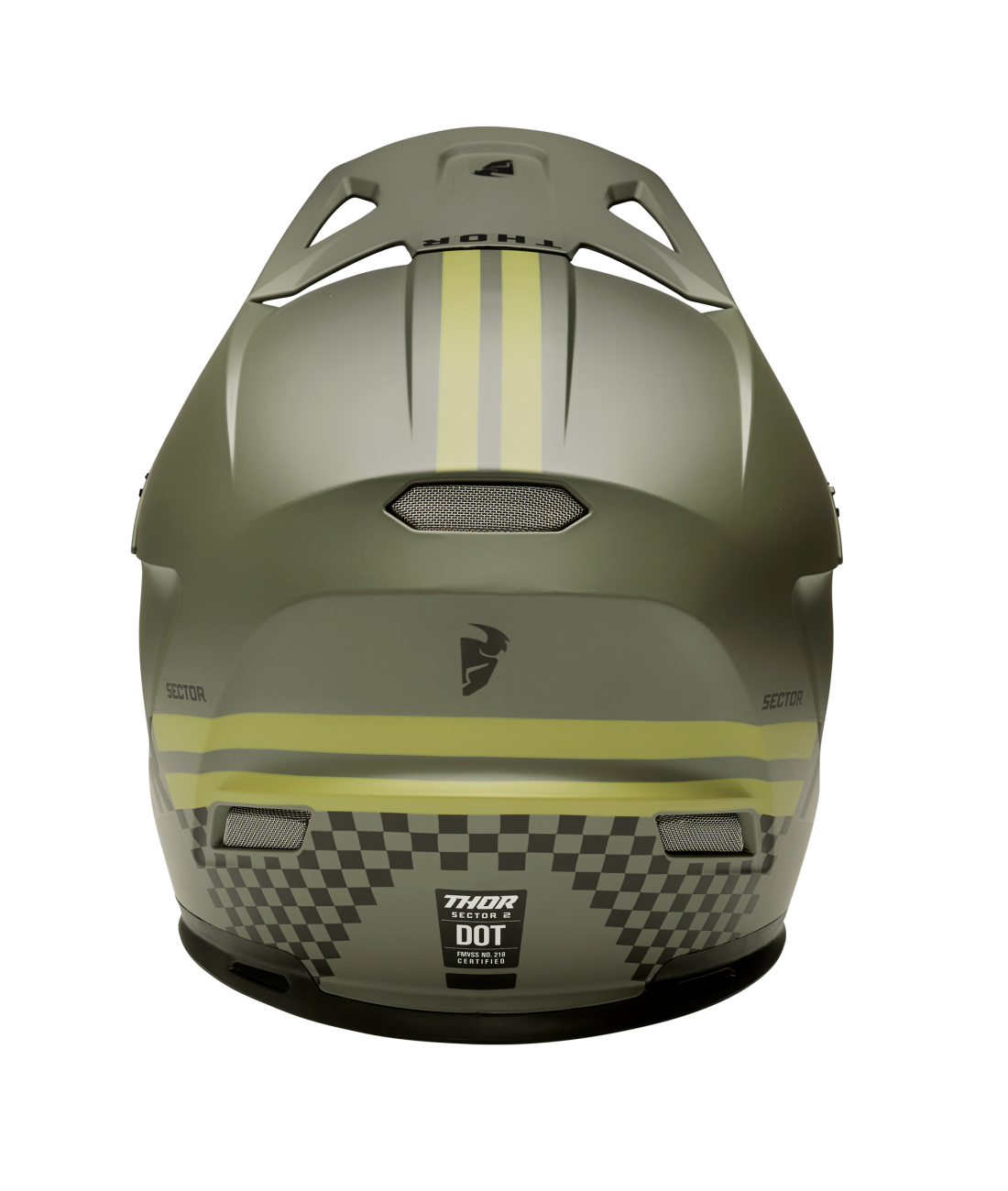 Thor 2025 Sector 2 Combat Matte Army/Black Helmet