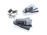 RSS BAI-16-0131 Rear Axle Covers Chrome for Harley-Davidson Softail 86-07