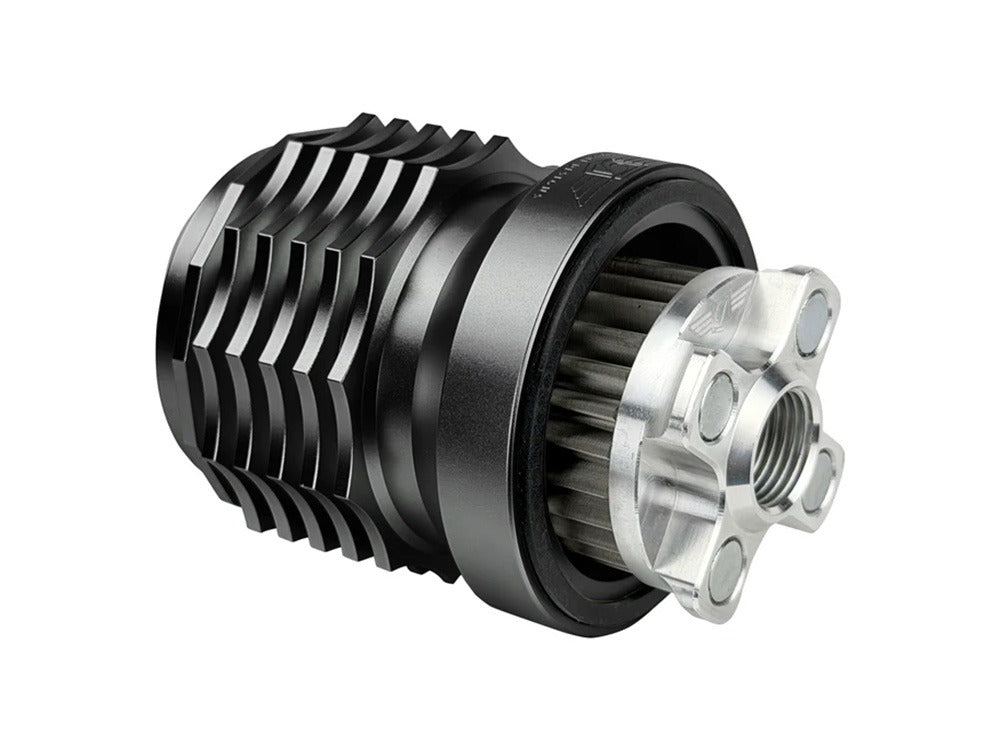 Figurati Designs FIG-FDP01-OILFIL-BLK Magnetic Reusable Oil Filter Black for Milwaukee Eight 17-24/Twin Cam 99-17/Evolution 84-99/Sportster 84-21