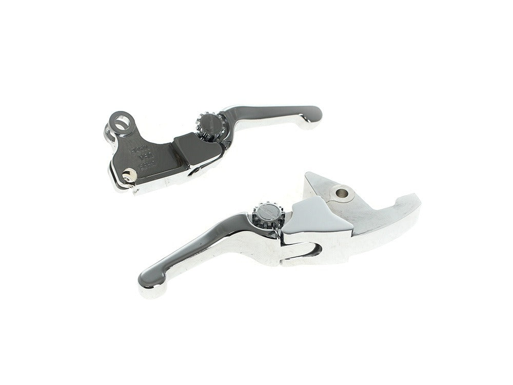 PSR PSR-12-01668-20 Adjustable Shorty Anthem Levers Chrome for Harley-Davidson Softail 25-Up Models