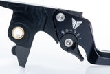 Muller Motorcycle AG MUL-150-30 Adjustable Levers Black for most Harley-Davidson Touring 21-24 w/Cable Clutch