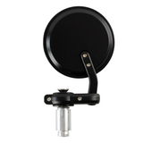 Oxford Bar End Mirrors Black (Pair)