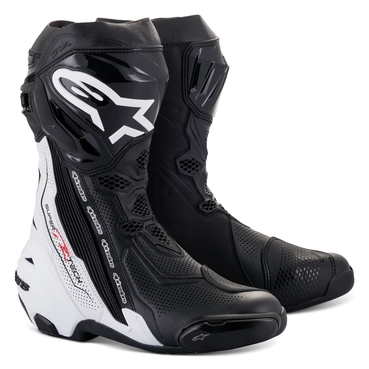 Alpinestars Supertech R V2 Vented Black/White Boots