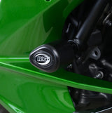 R&G Racing Aero Style Frame Crash Protectors Black for Kawasaki Ninja H2 SX 18-20