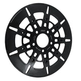 Kodlin KM-K7145C-B 11.5" Rear 9-Spoke Disc Rotor Black Band & Black Carrier for Harley-Davidson Big Twin 00-Up/Sportster 00-10